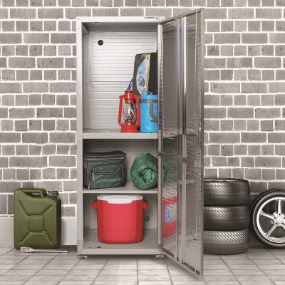 Seville Classics UltraHD Storage Cabinet, 24" W x 18" D x 66" H