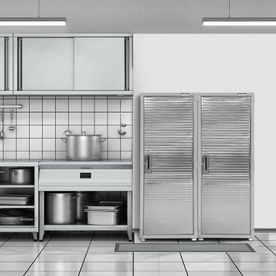 Seville Classics UltraHD Storage Cabinet, 24" W x 18" D x 66" H