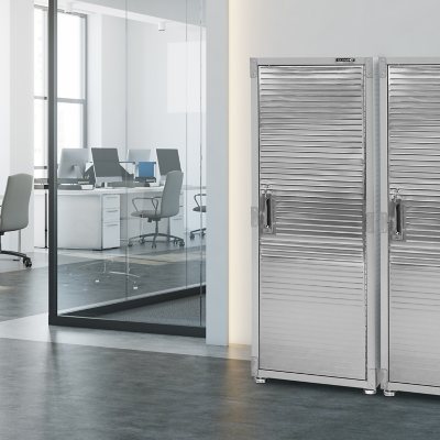 Seville Classics UltraHD Storage Cabinet, 24" W x 18" D x 66" H