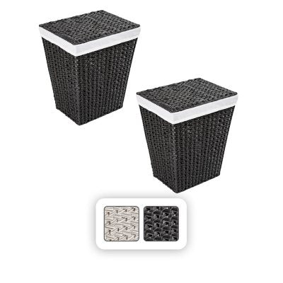 Member's Mark Laundry Hamper, 19.5" W x 14.5" D x 23" H	, Set of 2