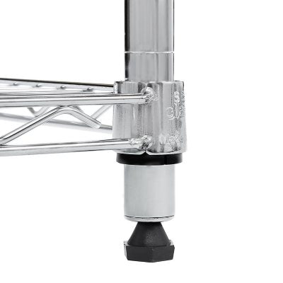 Seville Classics 5-Tier Steel Wire Shelving, 30" W x 14" D x 61.5" H