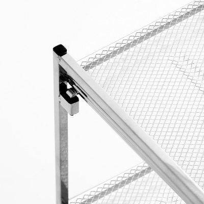 Seville Classics 2-Tier Steel Mesh Utility Shoe Rack, 26.25" W x 11.75" D x 15.75" H