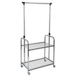 Seville Classics Home Adjustable 2-Shelf Steel Garment Rack, 31" W x 18" D