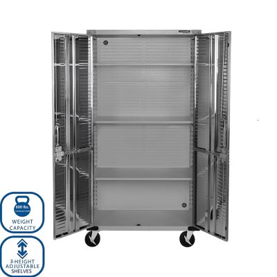 Seville Classics UltraHD Storage Cabinet, 36" W x 18" D x 72" H