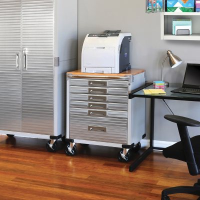 Seville Classics UltraHD Storage Cabinet, 36" W x 18" D x 72" H