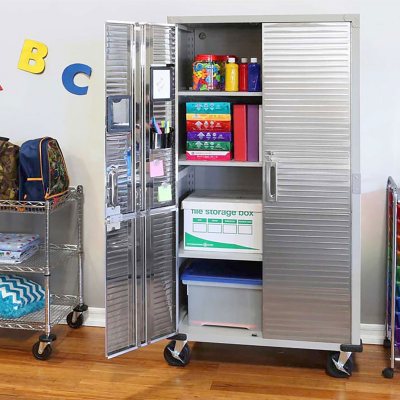 Seville Classics UltraHD Storage Cabinet, 36" W x 18" D x 72" H