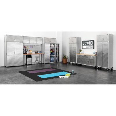 Seville Classics UltraHD Storage Cabinet, 48" W x 24" D x 72" H