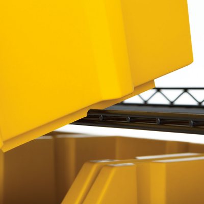 Seville Classics 24-Bin Rack with Wheels