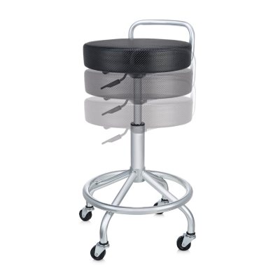 Seville ClassicsÃÂ® UltraHDÃÂ® Cushioned Pneumatic Work Stool, 18" W x 26.25" H to 30.05" H