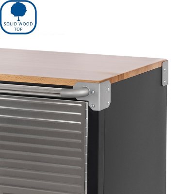 Seville Classics UltraHD 2 Door Rolling Cabinet, 28" W x 18Ã¢ÂÂ D x 34.5" H