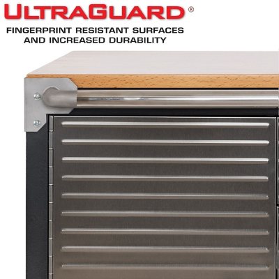 Seville Classics UltraHD 2 Door Rolling Cabinet, 28" W x 18Ã¢ÂÂ D x 34.5" H