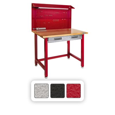 Seville Classics® UltraHD® Lighted Workbench, 48" W x 24" D x 65.5" H