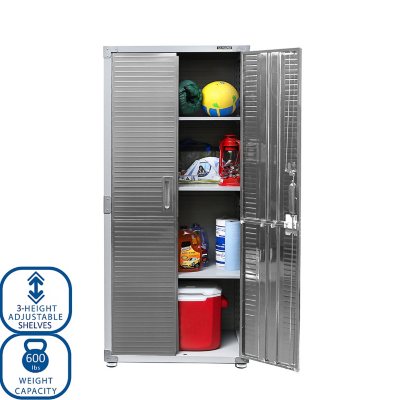 Seville Classics UltraHD Storage Cabinet, 30" W x 18" D x 72" H