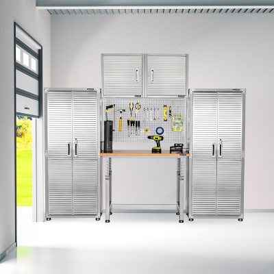 Seville Classics UltraHD Storage Cabinet, 30" W x 18" D x 72" H