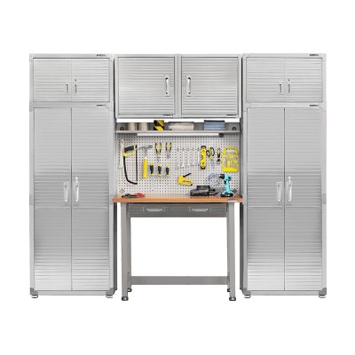 Seville Classics UltraHD Storage Cabinet, 30" W x 18" D x 72" H