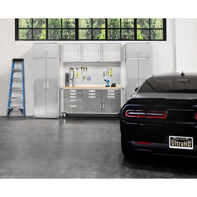 Seville Classics UltraHD Storage Cabinet, 30" W x 18" D x 72" H