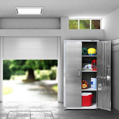 Seville Classics UltraHD Storage Cabinet, 30" W x 18" D x 72" H