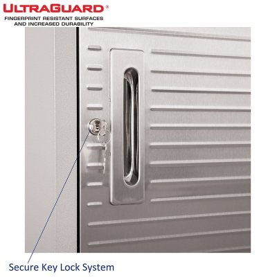 Seville Classics UltraHD Wall Storage Cabinet, 24" W x 12" D x 24" H