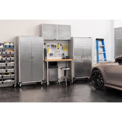 Seville Classics UltraHD Wall Storage Cabinet, 24" W x 12" D x 24" H