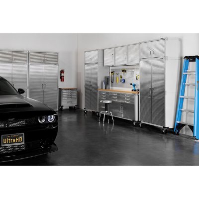 Seville Classics UltraHD Wall Storage Cabinet, 24" W x 12" D x 24" H