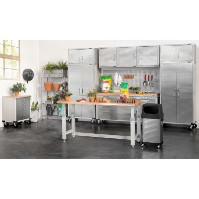 Seville Classics UltraHD Wall Storage Cabinet, 24" W x 12" D x 24" H