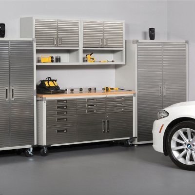 Seville Classics UltraHD Wall Cabinet with Open Shelf