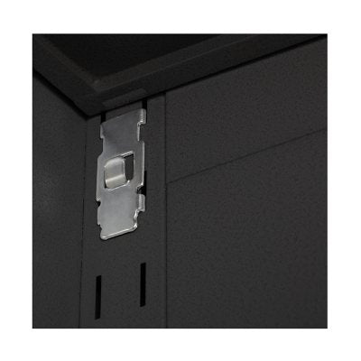 Seville Classics UltraHD 8-Piece Rolling Steel Garage Storage Cabinet With Stacker Set, 12 Feet Wide