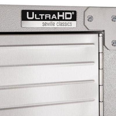 Seville Classics UltraHD 2 Piece Rolling Steel Garage Storage Cabinet With Stacker Set, 36" W x 18" D x 90.5" H