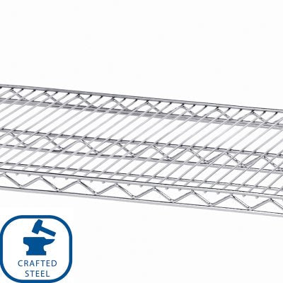 Seville Classics MEGA RACK 4-Tier NSF Steel Wire Shelving, 60" x 24" x 76" H