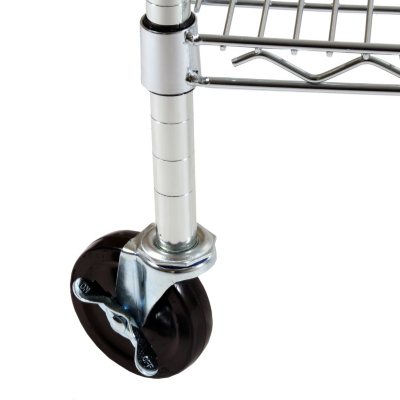 Seville Classics UltraDurable 5-Tier NSF Steel Shelving 48" x 24" x 72" H