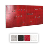 Seville Classics® UltraHD 2-Piece Pegboard Set With 23-Piece Hook Assortment, 24" W x 24" H