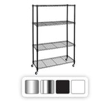 Seville Classics 4-Tier Steel Wire Shelving, 36" W x 14" D x 56.5"H