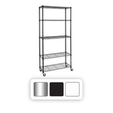 Seville Classics 5-Tier Steel Wire Shelving, 36” W x 14” D x 76” H