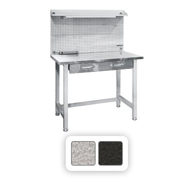 Seville Classics UltraHD Stainless Steel LED Lighted Workcenter