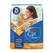 Purina, Cat Chow Complete, Chicken Flavored, Dry Cat Food, 25 lbs.