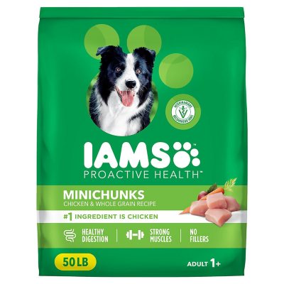 Iams ProActive Health, Chicken, Adult Minichunks Dry Dog Food, 50 lbs.