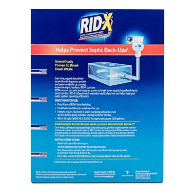RID-X Septic Tank Treatment Powder, 49 oz.
