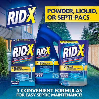 RID-X Septic Tank Treatment Powder, 49 oz.