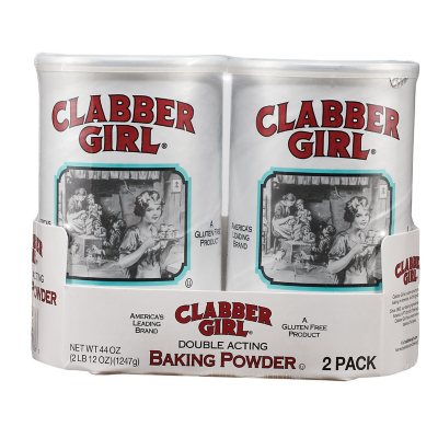 Clabber Girl Baking Powder, 22 oz., 2 pk.