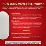 Move Free Advanced Glucosamine Joint Health Support Supplement Tablets, 200 ct.