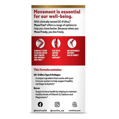 Move Free Ultra Triple Action Joint Health Support Tablets 75 ct.