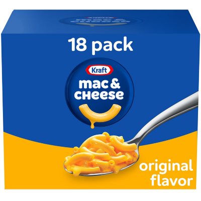 Kraft Original Macaroni and Cheese Dinner, 7.25oz., 18pk.