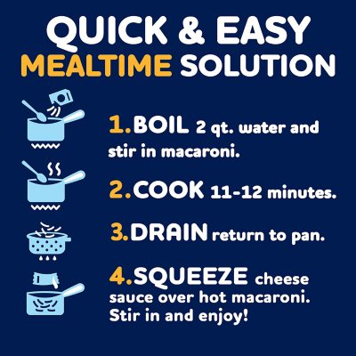 Kraft Deluxe Original Cheddar Macaroni and Cheese Dinner, 14 oz., 8 pk.