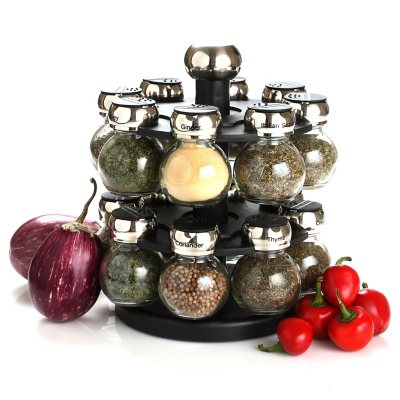 Olde Thompson Spice Rack with Spices