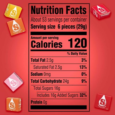 Starburst Original Fruity Chewy Candy, 54 oz.