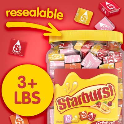 Starburst Original Fruity Chewy Candy, 54 oz.