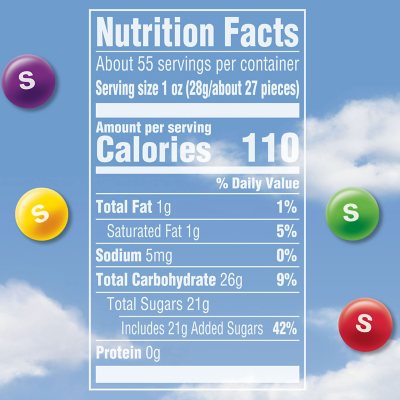 Skittles Original Chewy Candy Bulk Jar, 54 oz.