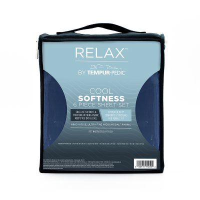 TempurPedic Relax Cool Softness Sheet Set, Choose Size and Color
