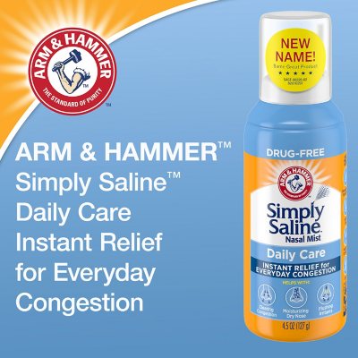 Arm & Hammer Simply Saline Nasal Relief 4.5 oz., 3 pk.