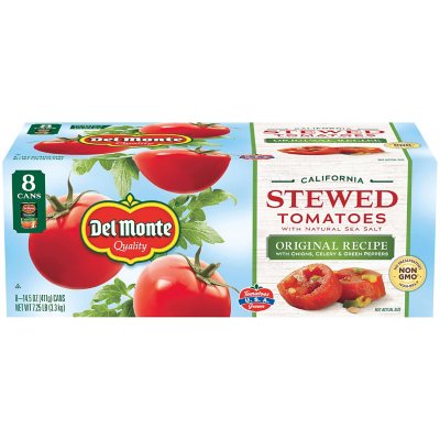Del Monte Geschälte Tomaten 436 g, 8er-Pack